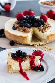 I've had several readers ask me how to make a cheesecake in a 6 inch springform pan they had in their kitchen. Keto Cheesecake Recipe Keto New York Cheesecake Platter Talk