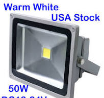 50 Watt LED Flood Light Outdoor Module Spotlight Garden Yard Lamp Warm  White US | eBay