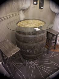 Wine Vat And Cork Table Penns Woods Winery Rather Than Kendall Wine Barrel Table Barrel Table Wine Cellar Design