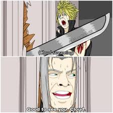 Here's Sephi!!! 🤣 Credit: @cloudiStrifi #FinalFantasyVII #FinalFantasy7  #CloudStrife #Sephiroth