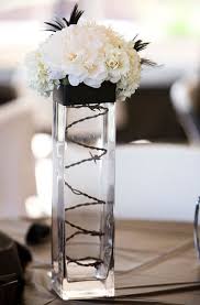 Black And White Centerpieces For Parties Western Centerpiece Black White White Wedding Centerpieces Black And White Centerpieces Wedding Centerpieces