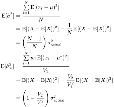 Let's look at an example Weighted Arithmetic Mean Wikipedia