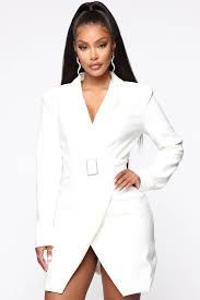 Well Noted Slay Blazer Dress White Blazer Dress Blazer Mini Dress Dresses