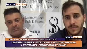 Legítima defensa, exceso en la legítima defensa y homicidio: condiciones y  penas