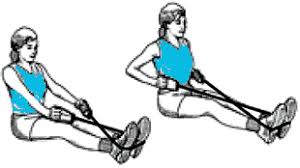 Exercice Avec Elastique Pour Les Muscles Du Dos Yoga Fitness Kettlebell Deadlift Sport Fitness
