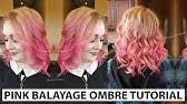 You deal with a stark contrast balayage is a technique where the color is painted into the hair to create a more natural finish. Balayage Dark To Blond Pink Youtube