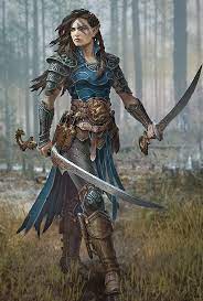 My Custom Pathfinder Kingmaker Portrait Half Elf Slayer Warrior Woman Fantasy Female Warrior Character Portraits