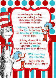 Dr Suess Cat In The Hat Baby Shower Invitation 11 Seuss Baby Shower Invitations Dr Seuss Baby Shower Invitations Seuss Baby Shower
