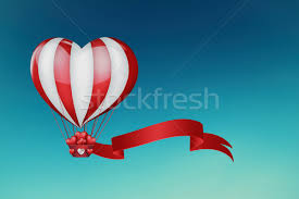 Download 1,200+ royalty free air balloon heart hot shape vector images. Heart Hot Air Balloon Stock Photo C Zven0 7335237 Stockfresh