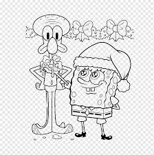 Buku anak children book buku mewarnai spongebob babies kids. Squidward Tentacles Patrick Star Buku Mewarnai Hari Natal Ini Adalah Spongebob Natal Sponge Bob Png Pngwing