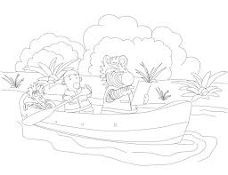 See more ideas about canoe, boat, canoe building. Canoe Coloring Pages Coloring Home