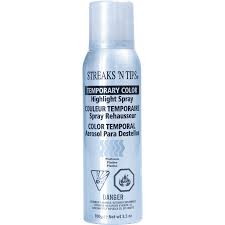 Streaks N Tips Temporary Highlight Spray Platinum Colored Highlights Temporary Hair Color Color Spray