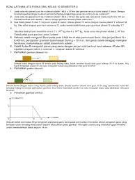 Untuk link download pdf soal secara utuh kami. Soal Latihan Uts Fisika Smu Kelas 10 Semester 2