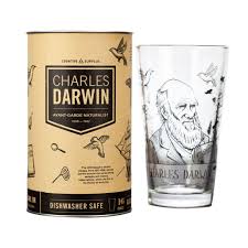 Charles Darwin Pint Glass In 2020 Charles Darwin Darwin Pint