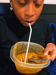 Soup with Straw