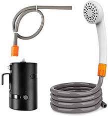 Jayetec Portable Outdoor Shower Set Camping Shower Usb Rechargeable 4400mah Battery Powered Shower Pump For Portable Outdoor Shower Outdoor Shower Power Shower