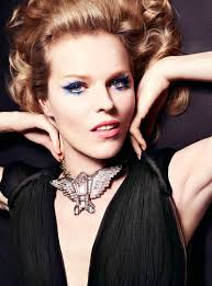 The chic look is great for people who look for a hairstyle with boost and volume. Eva Herzigova The Sunday Times Style Magazine Uk