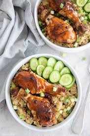 Healthy Chicken Adobo Recipe Chicken Adobo Quinoa Bowl Recipe Poultry Recipes Recipes Good Healthy Recipes