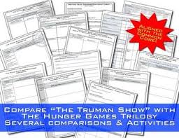Hunger Games Compare Contrast With The Truman Show Movie The Truman Show Hunger Games Essay Contests