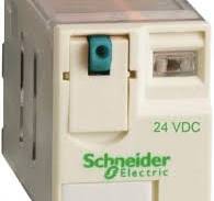 Square D 8 Pins, Ice Cube Electromechanical Plug-in General Purpose Relay  15 Amp at 277 V, DPDT, 24 VDC, 21mm Wide x 39mm High x 27mm Deep RPM22BD -  ...