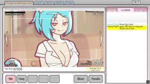 Nicole Risky Job Hentai game PornPlay Ep.1 camgirl sex simulation