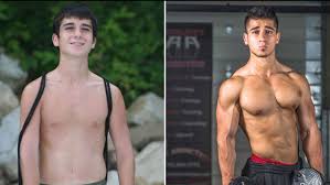 Skinny To Shredded Teenage Transformation Workout Routine Workout Plan For Men Workout Routine Transformation Body