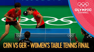 Men's singles table tennis last 5 champions. Table Tennis Women S Team Gold Match Rio 2016 Replays Youtube