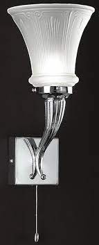 Art Deco Style Pull Cord Bathroom Wall Light Polished Nickel Co4681 790 Art Deco Wall Lights Wall Lights Art Deco Lighting