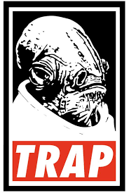 Obey Ackbar S Trap Art Print By Don Calamari Society6 Trap Art Star Wars Obey Art