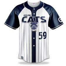 Geelong cats flannel shirt $69.95. Geelong Cats Baseball Shirt