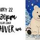 Kids and a Canvas Paint Night - Sweet Snow Bear