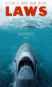 Laws Clever Shark Conservation Poster Turns The Tables On Iconic Spielberg Film Shark Conservation Save The Sharks Shark