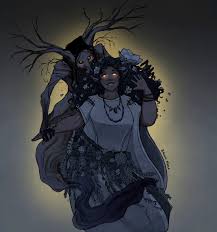 Oc Art My Elf Sorcerer Was Possessed By An Angry Forest Spirit Dnd