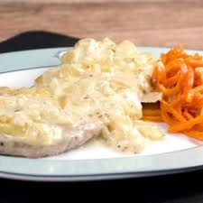 Zwiebel Sahne Schnitzel Ohne Fix Rezept Rezepte Schnitzel Zwiebel Schnitzel