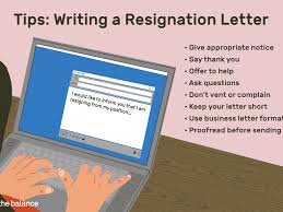 How to write an address to ireland. Sample Resignation Letter For Quitting Your Job