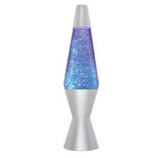 Lava 14 1 2 In Color Phasing Glitter Lamp With Silver Base 22100400us The Home Depot