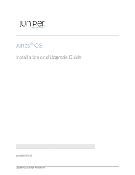 Junos Os Installation And Upgrade Guide Manualzz