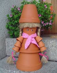 Diy Garden Idea Clay Pots Diffrent Sizes Doll Clay Pot Crafts Flower Pot Crafts Clay Flower Pots