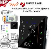 Tuya ZigBee Digital Display Smart Temperature Controller Hvac Thermostat 3 Speed Heating Cooling for Air Conditioning Controller - AliExpress 13