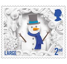 Royal Mail Large Item 2nd Class Christmas 2016 Postage Stamp Featuring A Snowman Christmas Stamps Postage Christmas Stamps Stamp