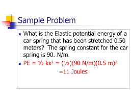 For a material to be stretched, compressed or twisted, energy is required. Chapter 5 Work Energy And Power Ppt Video Online Download
