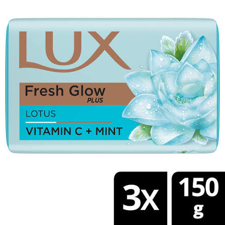 Lux Fresh Glow Plus Bathing Soap 3 PACK