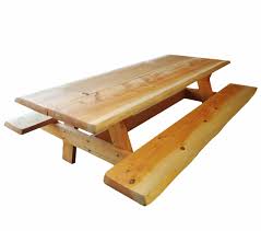 Picnic tables are available in a wide variety of configurations — some have bench seating (attached and not), others have individual seats, some are made completely of wood, others have a. Larch Douglas Fir Patio Picnic Table Celtic Timber