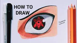 How To Draw Sasuke's Mangekyou Sharingan - Step By Step (Tutorial) - Youtube