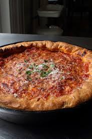 Chicago Deep Dish Pizza Recipe Deep Dish Pizza Deep Dish Pizza Recipe Chicago Deep Dish Pizza