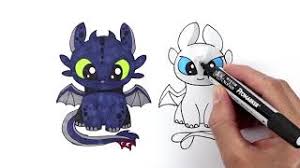 How to train your dragon was so exciting, and toothless helped that along. Toothless And Light Fury Drawing And Coloring How To Draw Cute Dragon Youtube