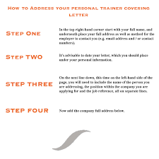 How To Write A Personal Trainer Cover Letter Origym