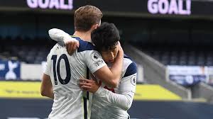 Want to discover art related to harrykane? Kane Son Equal All Time Premier League Goalscoring Record With Strike For Tottenham Vs Leeds Goal Com