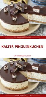 Zutaten 200 G Mascarpone 300 G Sahne 80 G Puderzucker Q S Vanille Essenz Fur Den Keksboden Kuchen Und Torten Kuchen Und Torten Rezepte Pinguin Kuchen