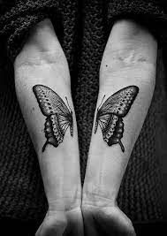 Split Tattoos Double Treat Hipster Tattoo Butterfly Wing Tattoo Tattoos